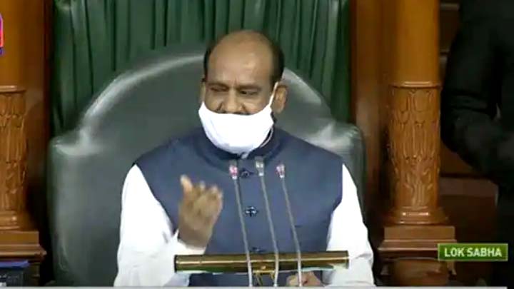 Lok Sabha Speaker:اوم برلا نے تمام ممبران پارلیمنٹ کو کووڈ19 کے حوالے سے ماسک پہننے کا مشورہ دیا