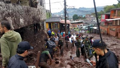 Columbia:کولمبیا میں مٹی کے تودے گرنے سے 33 افراد ہلاک