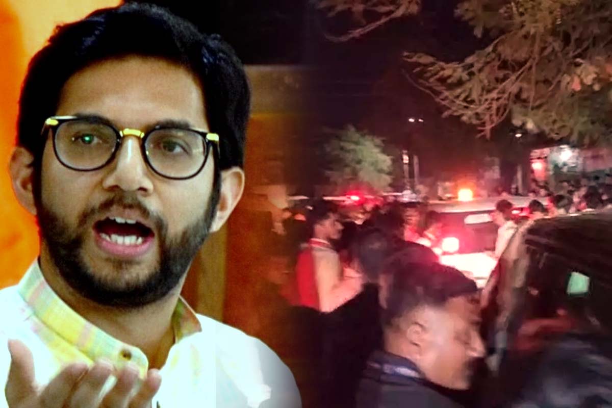 Aaditya Thackeray :مہاراشٹر میں آدتیہ ٹھاکرے کی ریلی کے دوران ہنگامہ، ہجوم نے گاڑی پر پتھراؤ کیا