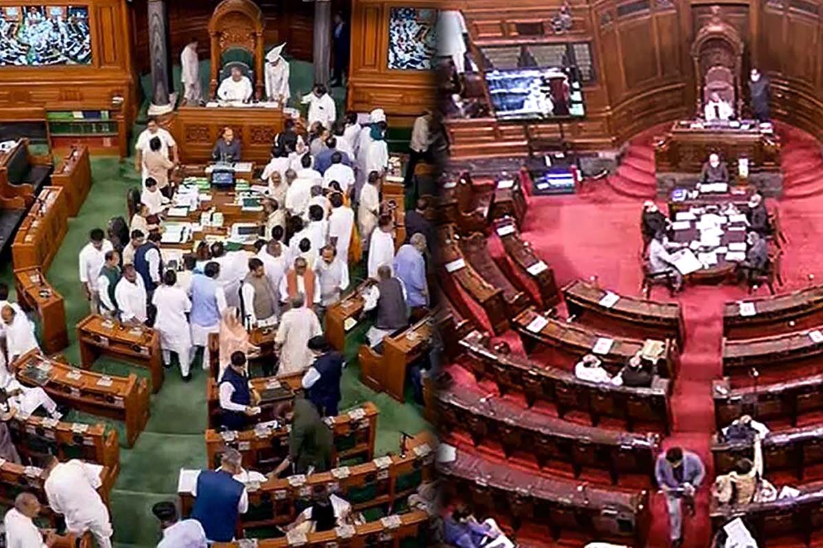 Parliament Budget Session: راہل گاندھی کے بیان اور جے پی سی  پرزبردست  ہنگامہ، پارلیمنٹ کی کارروائی 20 مارچ تک ملتوی