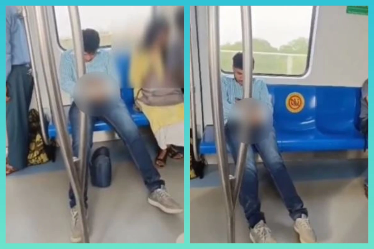 Delhi Metro: دہلی میٹرو میں لڑکے نے کی فحش حرکت، لڑکی کے پاس بیٹھ کر کرنے لگا مشت زنی، ویڈیو وائرل