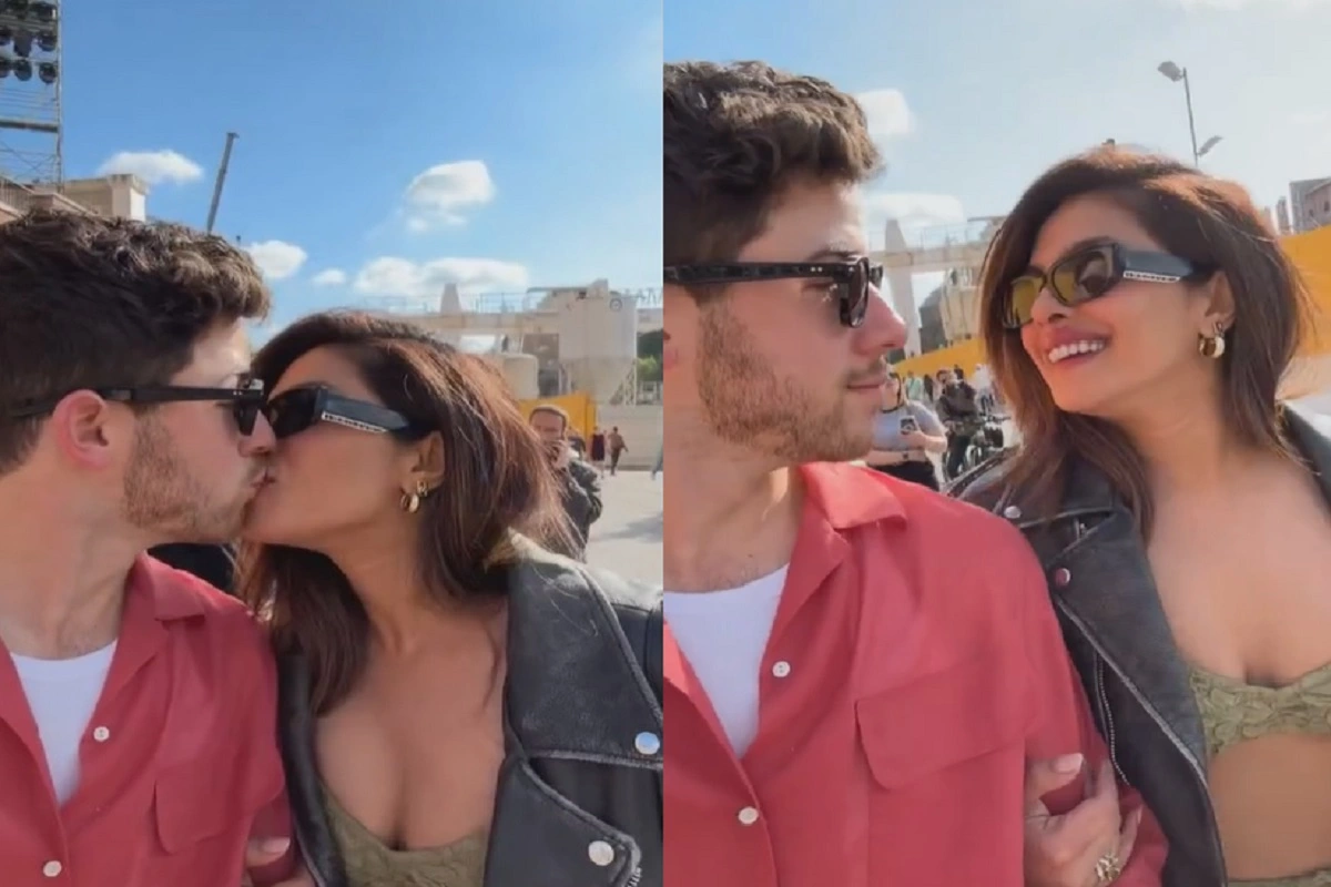 Priyanka Chopra And Nick Jonas Video: روم کی سڑکوں پر پرینکا-نک جوناس کا رومانٹک انداز، لپ لاک ویڈیو ہوا وائرل