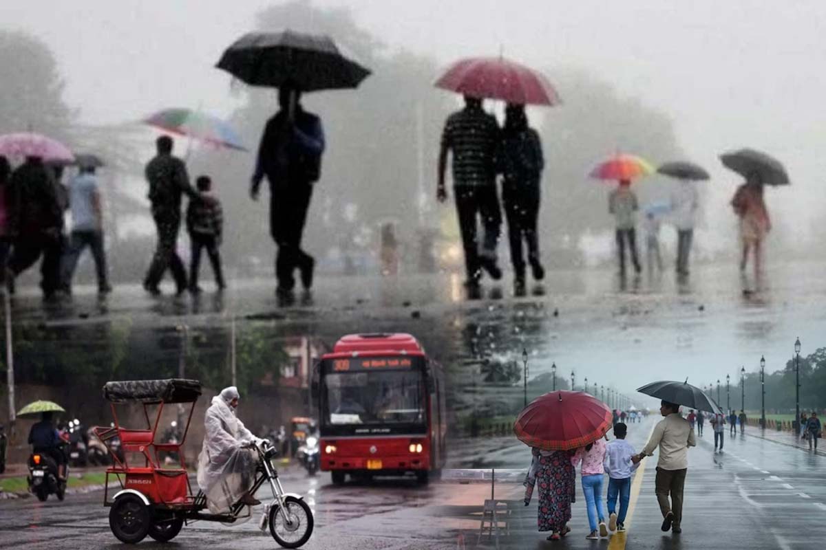 Rain in Delhi NCR: دہلی این سی آر میں بارش نے لوگوں کو گرمی سے دی راحت