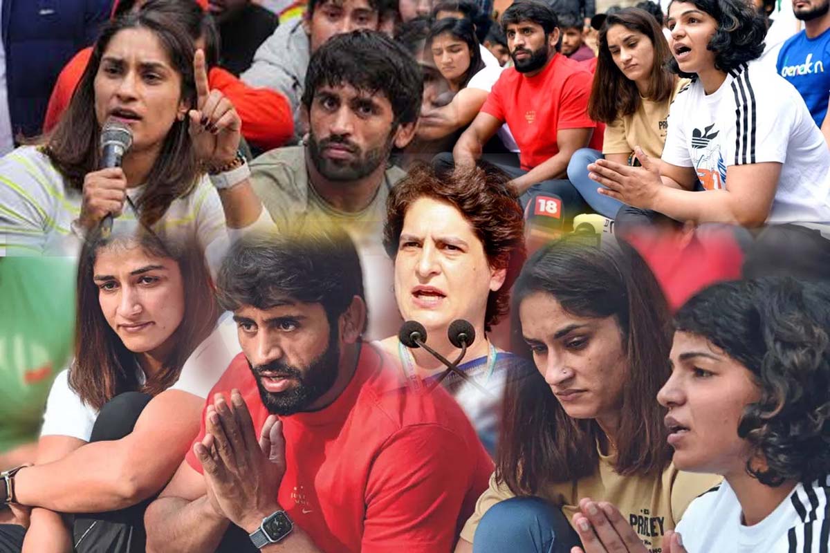 Wrestlers Protest: کس کا دبائو ہے دہلی پولیس پر؟ پہلوانوں کے دھرنے پر پرینکا گاندھی نے پوچھ لیا سوال