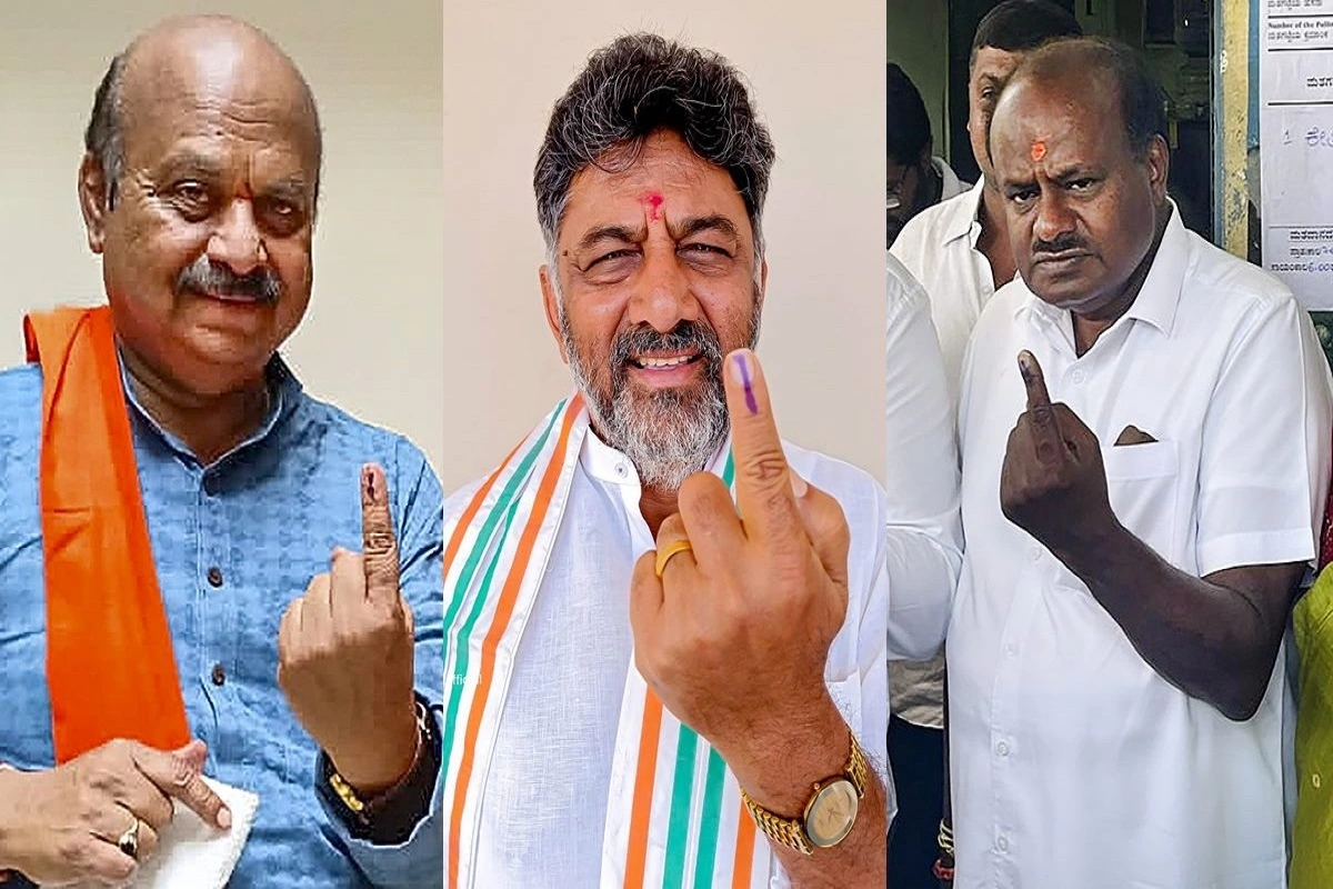 Karnataka Exit Polls: کرناٹک میں ایک بار پھر بی جے پی کی حکومت! جانئے اس ایگزٹ پول میں کانگریس کو کتنی سیٹیں مل رہی ہیں