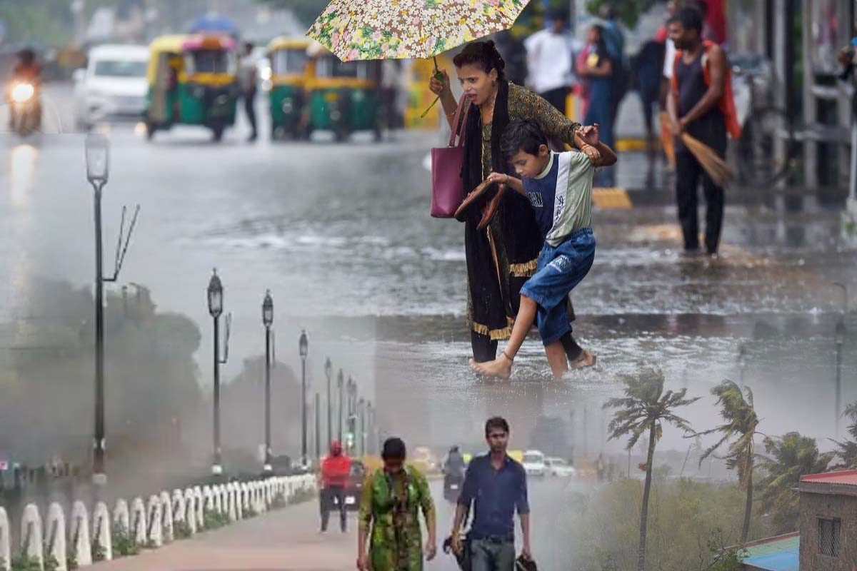 Delhi-NCR drenched in unseasonal rain!: دہلی-این سی آر غیر موسمی بارش میں بھیگ گیا! خلیج بنگال میں موچا طوفان کا خوف