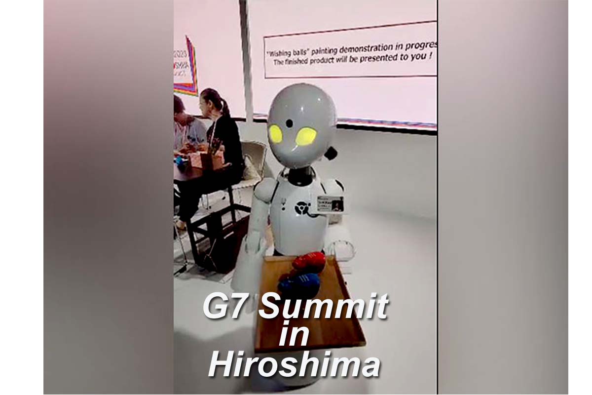 Namaste to India: “ہندوستان کو نمستے”، ہیروشیما میں G7 سربراہی اجلاس میں تعینات روبوٹ کو سلام