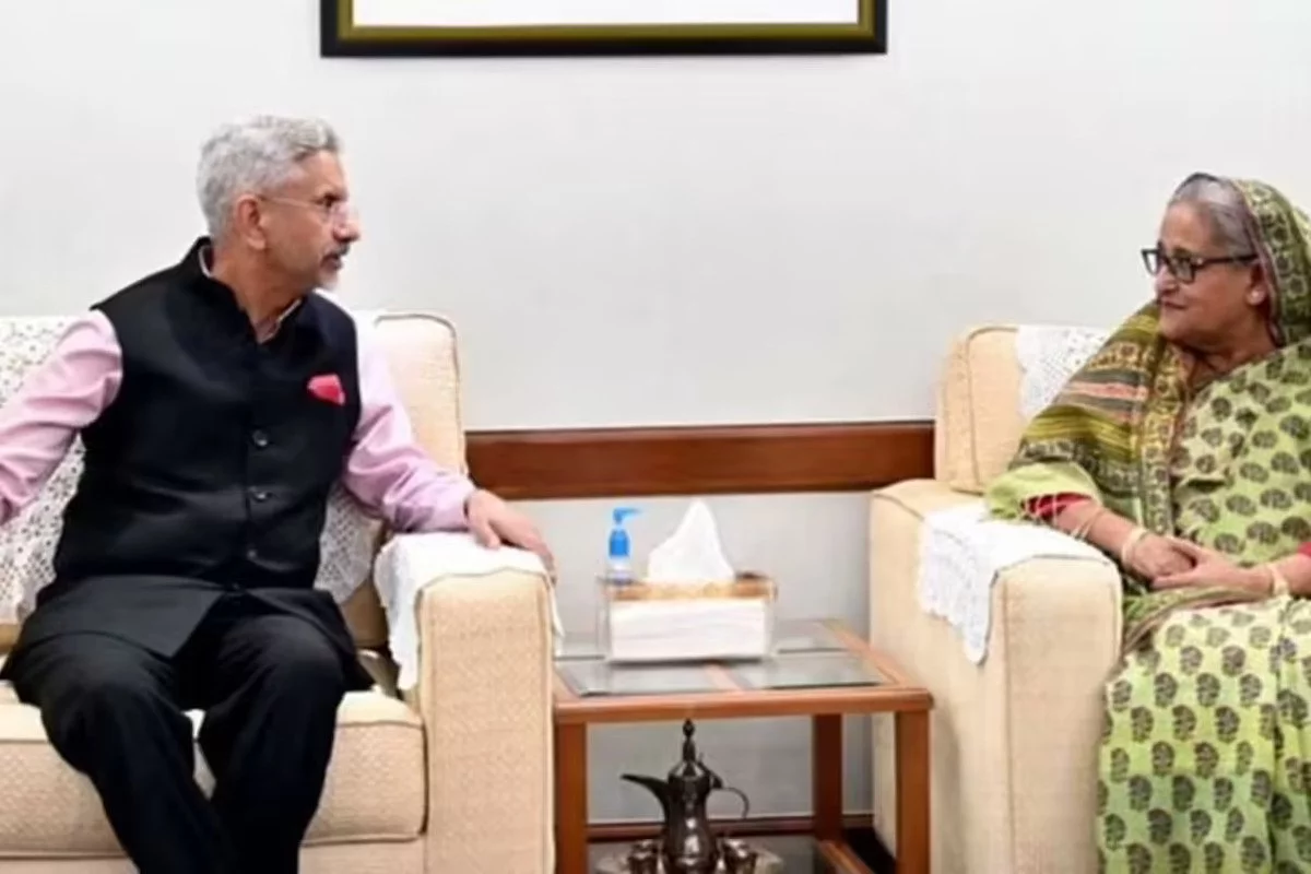 India-Bangladesh Friendship: بنگلہ دیش کی وزیر اعظم شیخ حسینہ نے وزیر خارجہ جے شنکر سے ملاقات کی، آپسی مفاد کے موضوعات پر تبادلہ خیال