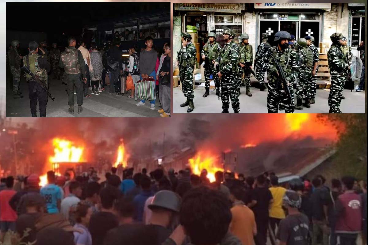 Manipur Violence: منی پور میں سیکورٹی فورسز کے 100 سے زائد دستے تعینات، 13 ہزار لوگوں کو بچایا گیا