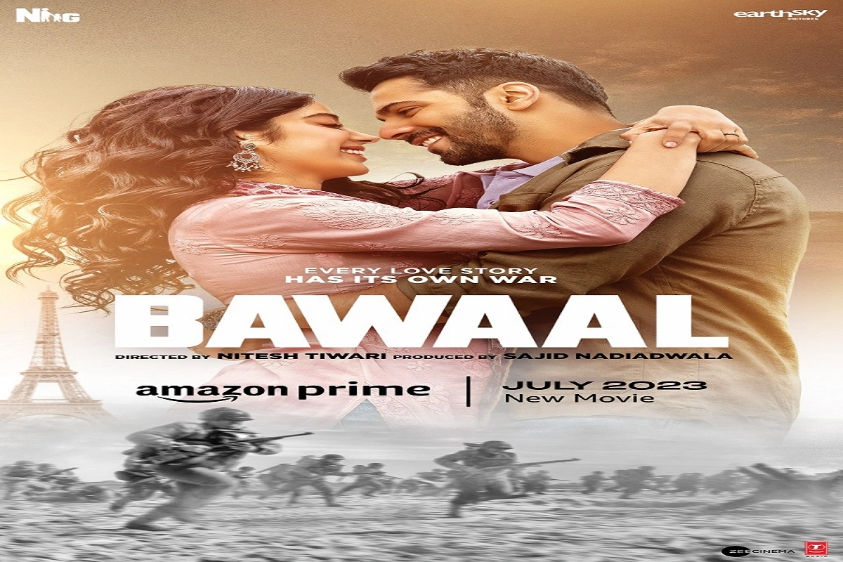 Prime Video announces the premiere of Varun Dhawan and Janhvi Kapoor’s ‘Bawaal’: پرائم ویڈیو نے ورون دھون اور جانوی کپور کی ‘بوال’ کے پریمیئر کا اعلان کیا، یہ فلم جولائی میں آئے گی