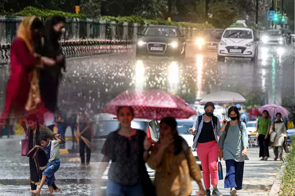 Delhi NCR Weather: قومی دارالحکومت دہلی این سی آر  میں اتوار کی صبح  بارش نے بدلا موسم کا انداز