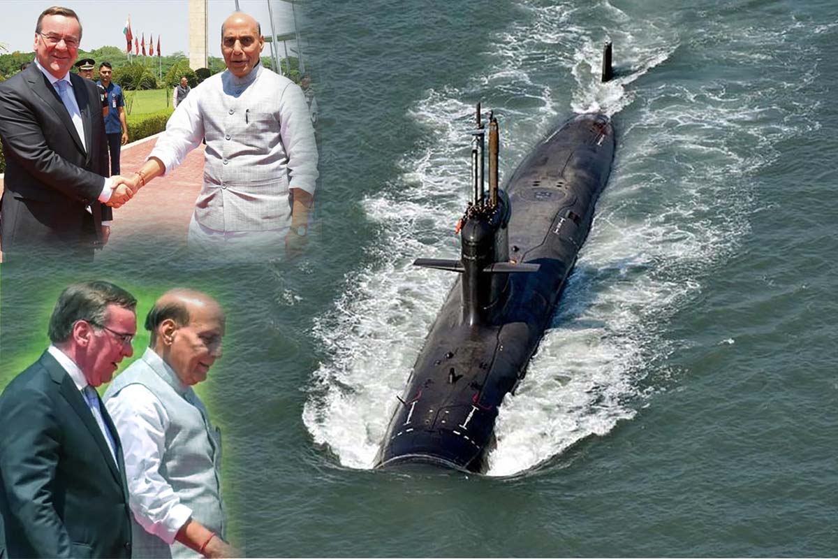 Submarine deal with India could become a flagship project: بحریہ کے آبدوز پروجیکٹ کے لیے ہند-جرمن کمپنیوں کے درمیان معاہدے پر دستخط