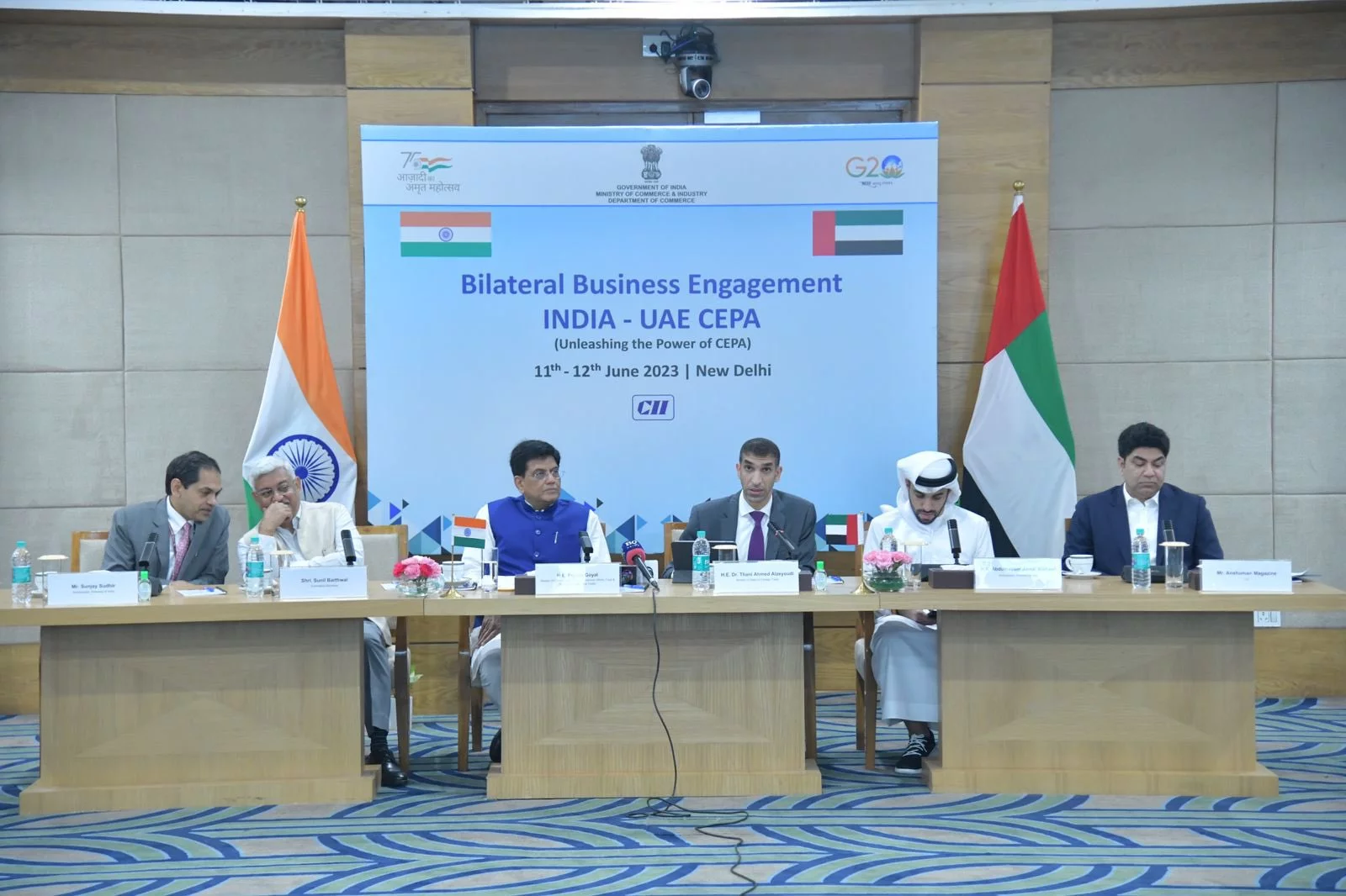 UAE-India to explore the direct impact of the CEPA : جامع اقتصادی شراکت داری کے معاہدے کو مزید توانائی بخشنے کیلئے بھارت- ابوظہبی کافی سرگرم