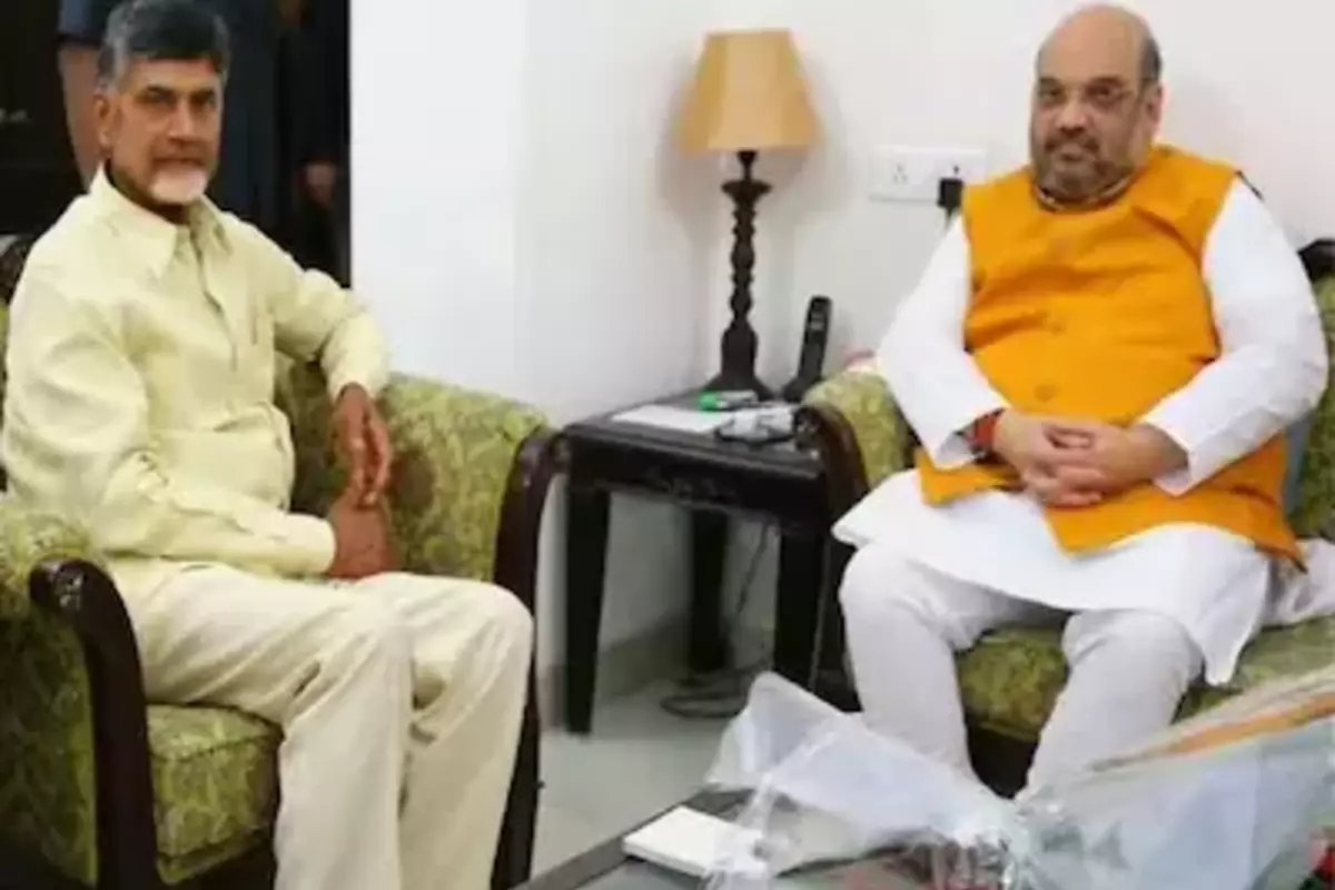 Chandrababu Meets Amit Shah and JP Nadda: بی جے پی-ٹی ڈی پی کا ہوسکتا ہے اتحاد، چندربابو نائیڈو نے وزیر داخلہ امت شاہ اور جے پی نڈا سے کی ملاقات