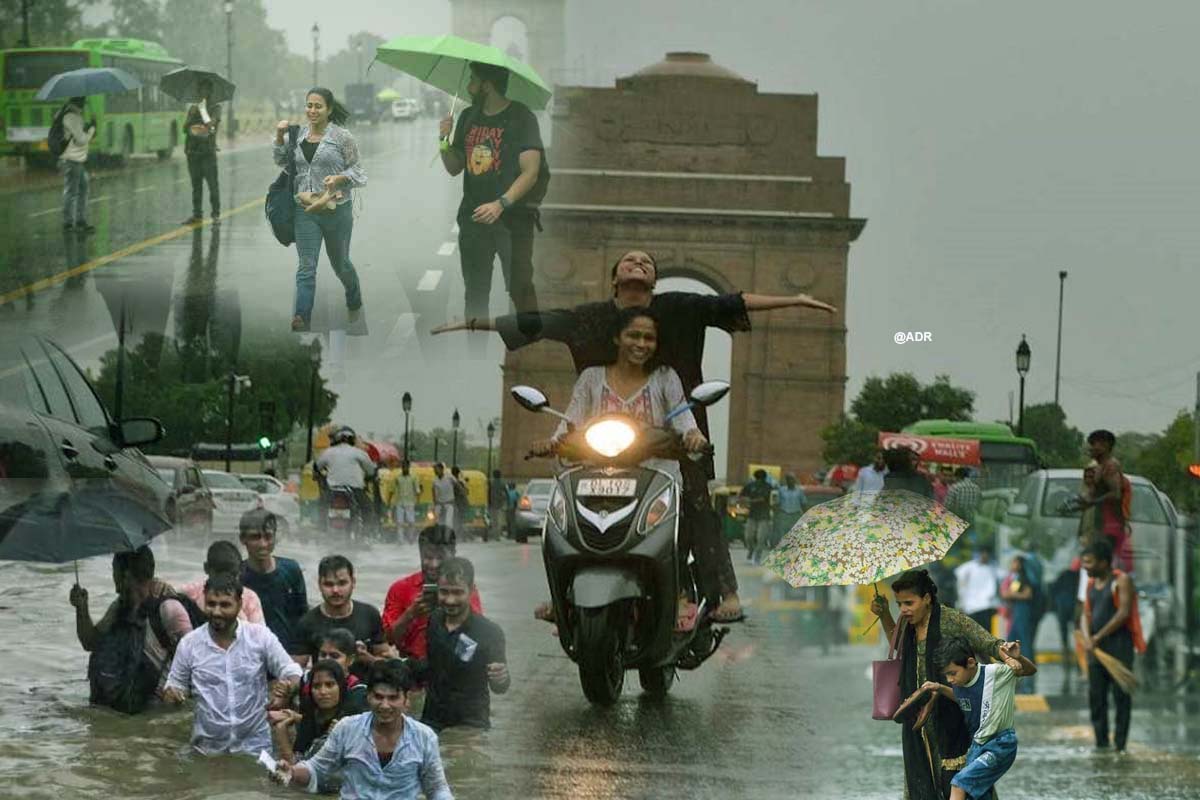 Rain continues in Delhi-NCR Today: دہلی-این سی آر میں بارش جاری، محکمہ موسمیات نے دو دن کے لیے یلو الرٹ جاری کیا 