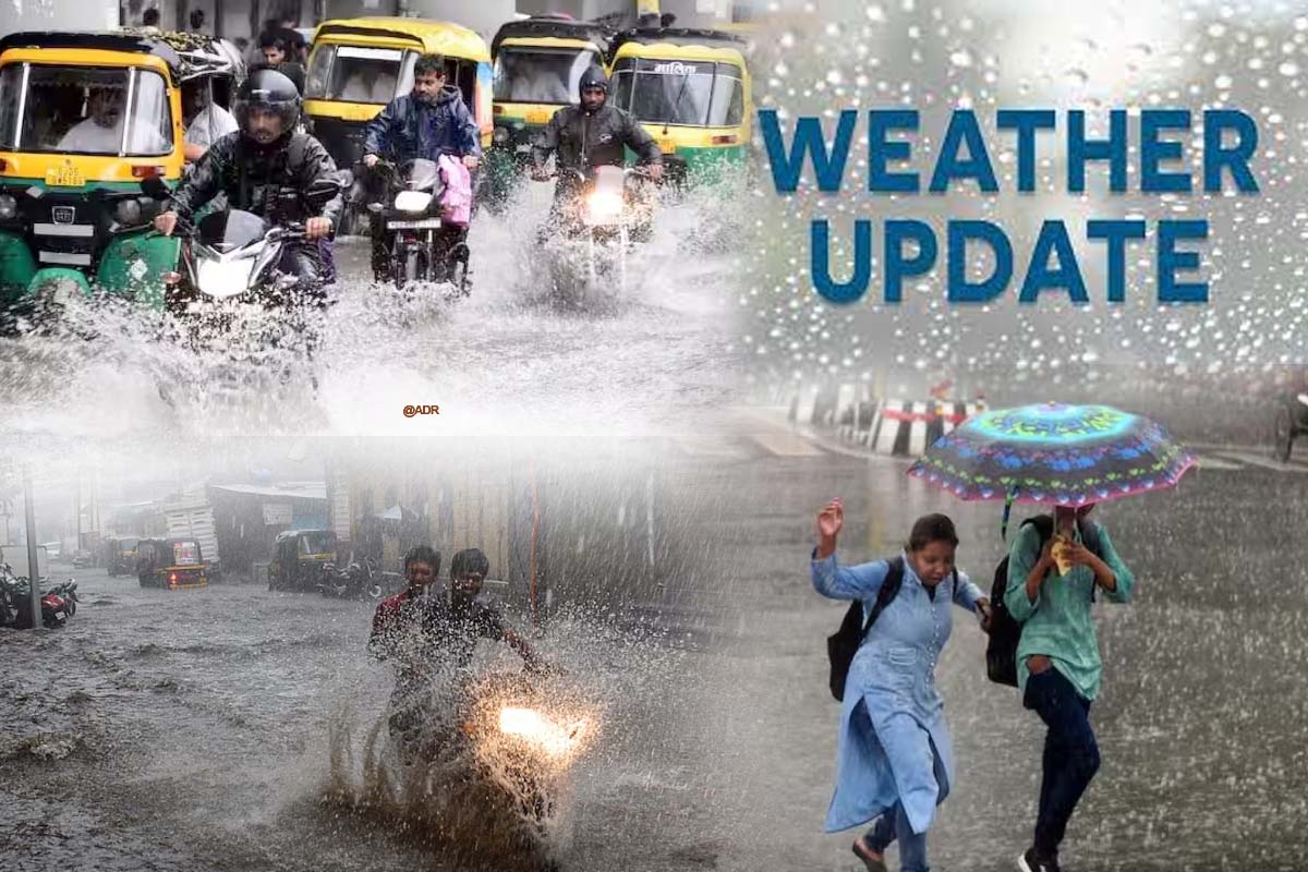 Aaj Ka Mausam: دہلی-نوئیڈا میں بارش سےصبح کی  شروعات، ملک کی ان ریاستوں میں پھر سے مانسون سرگرم، شدید بارش کا الرٹ