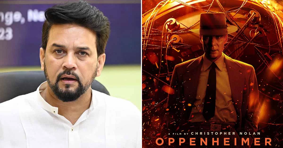 Anurag Thakur’s warning to CBFC over Oppenheimer: فلم اوپن ہائیمر میں بھگوت گیتا کا اشلوک پڑھتے ہوئے مباشرت کے مناظر دکھانے پر ہنگامہ، سینسر بورڈ کے خلاف ہوگی کاروائی