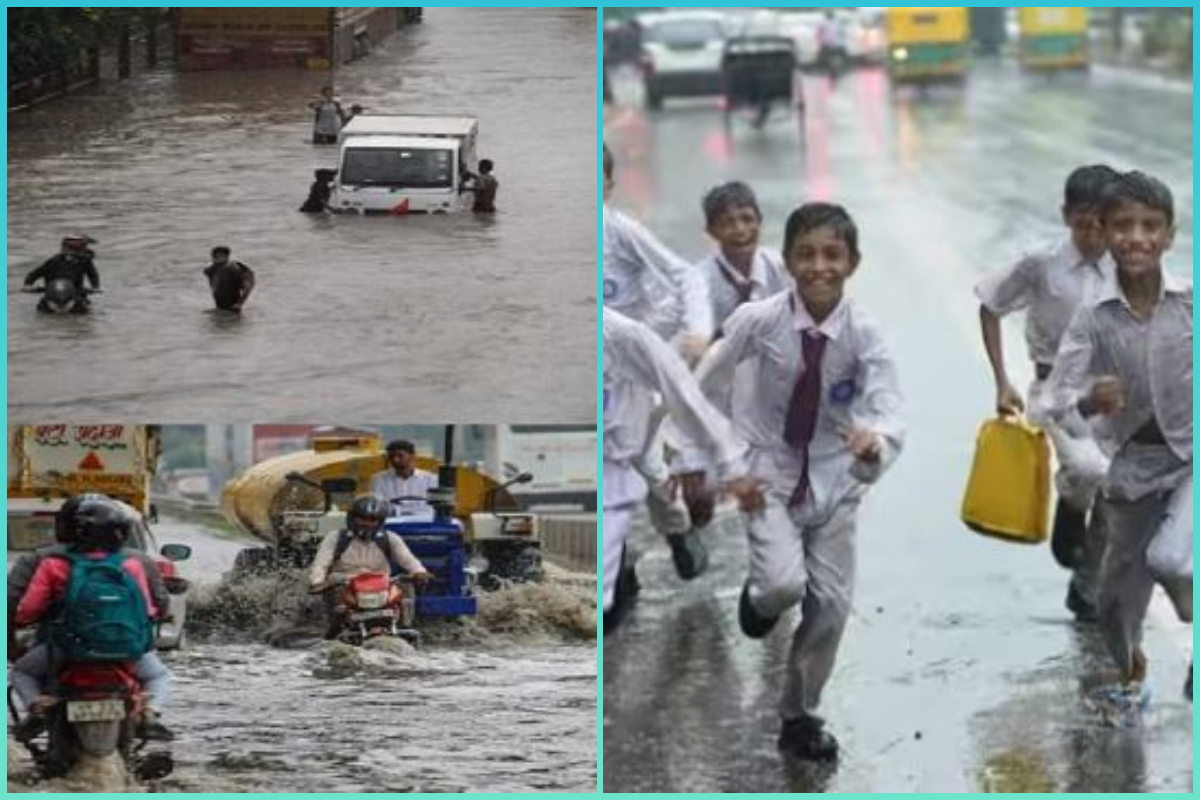 School Closure News: شدید بارش کے باعث دہلی حکومت نے منگل کو بھی اسکول بند رکھنے کی دی ہدایت