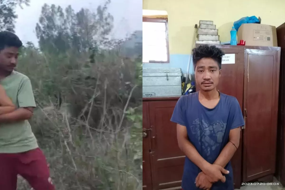 Manipur Video: منی پور میں خواتین کی برہنہ پریڈ کرنے والے ہجوم میں شامل شخص کا پردہ فاش، گرفتاری کے بعد تصویر منظر عام پر