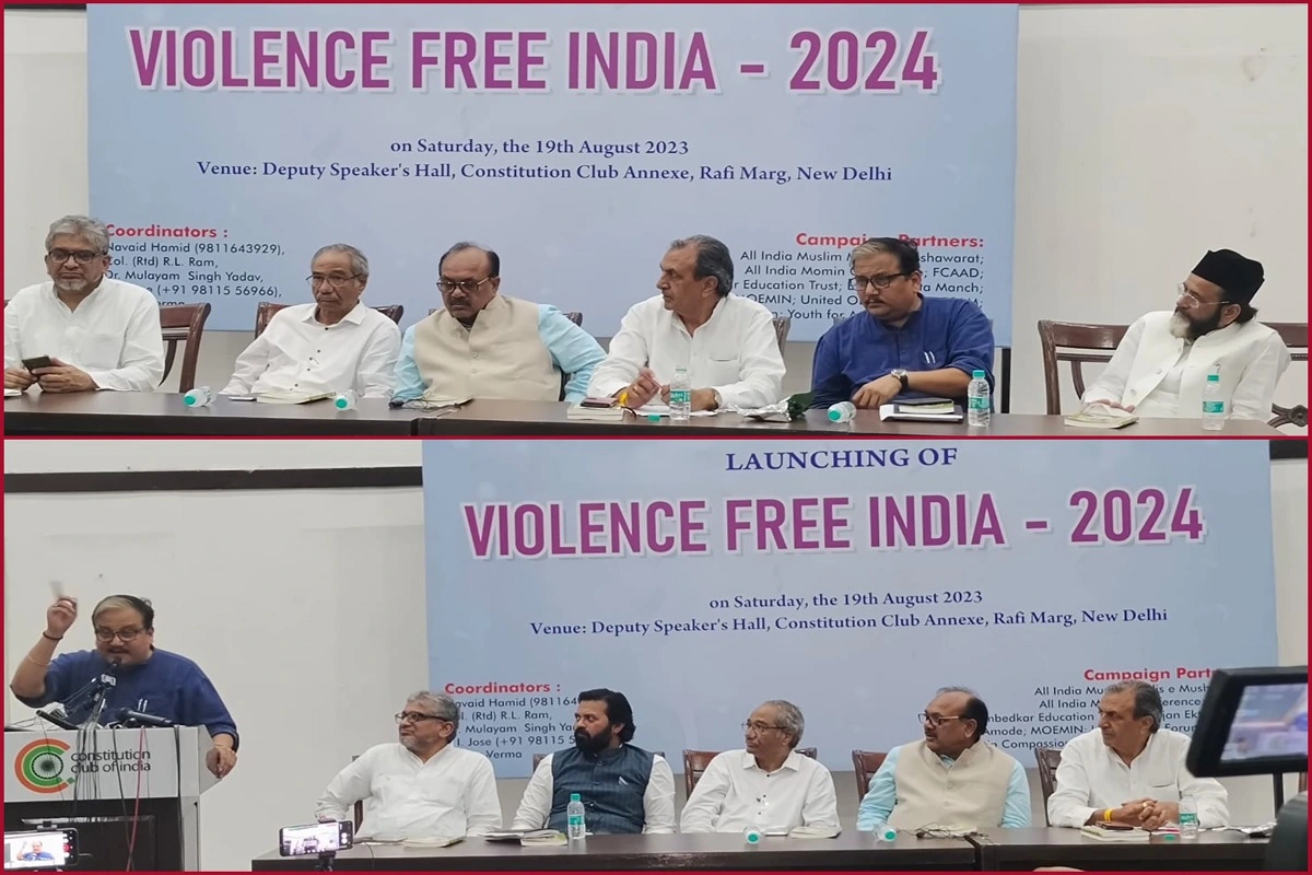 Violence Free India 2024 Launched: تشدد سے پاک ہندوستان-2024 مہم کا افتتاح، مولانا توقیر رضا نے کہا- انڈیا الائنس اور این ڈی اے کو ووٹ دینا آر ایس ایس کی حمایت کرنے کے مترادف