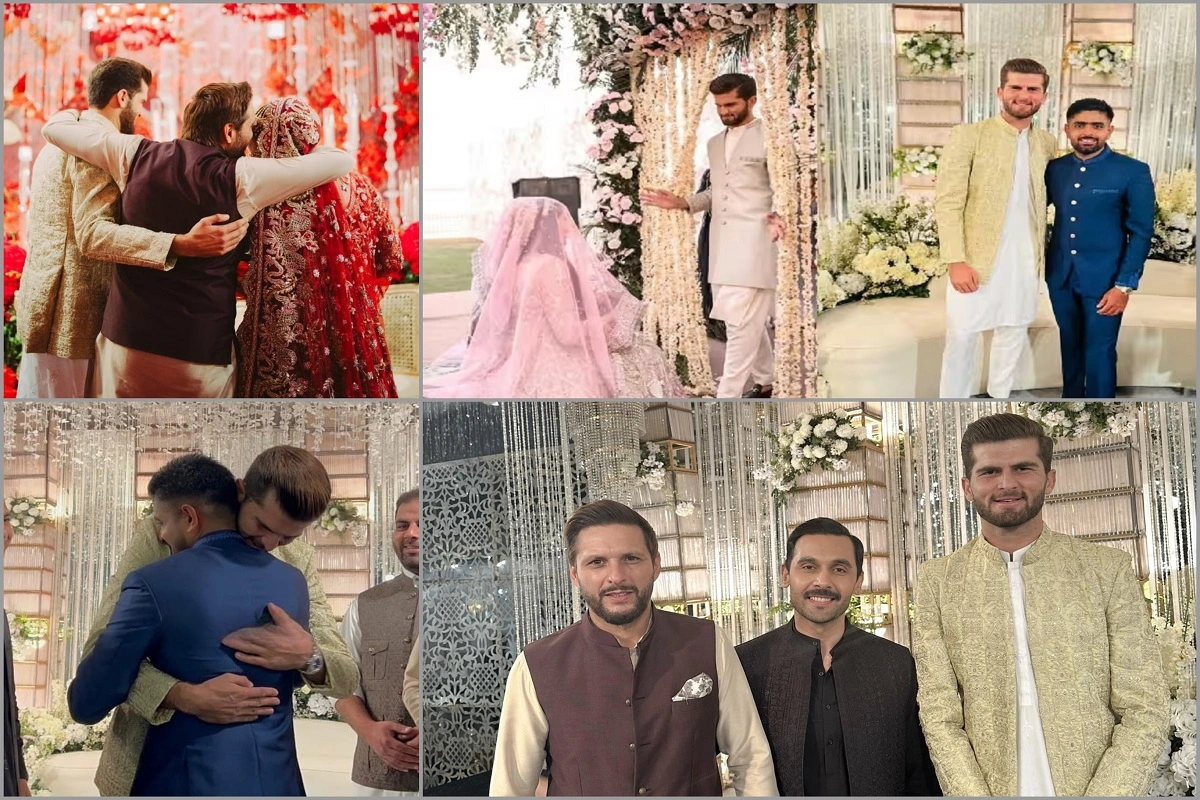Shaheen Shah Afridi: شاہین شاہ آفریدی نے شادی کے بعد دیا گرانڈ ریسپشن، کئی اسٹار کھلاڑی ہوئے شامل