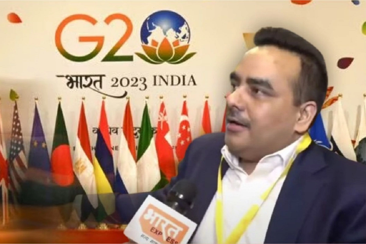 G-20 Summit 2023: بھارت ایکسپریس کے چیئرمین اور ایڈیٹر ان چیف اپیندر رائے  نے انٹرنیشنل میڈیا سینٹر میں جی 20 سمٹ سے کیا خطاب، کہا -یہ سفارتی سطح پر ہندوستان کے لیے ایک کامیاب تقریب ہے