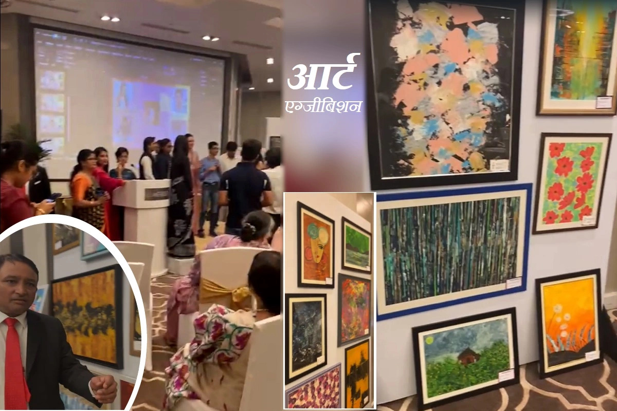 Delhi news: کناٹ پلیس کی آرٹ نمائش میں بچوں نے اپنے فن کے جوہر دکھائے، ان کی پینٹنگز کی خوب ستائش کی گئی