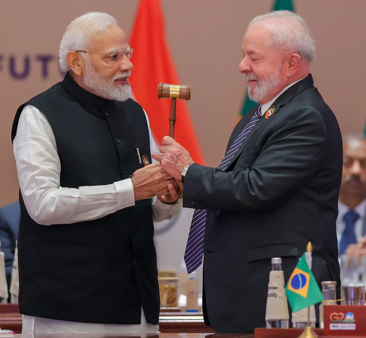 India passes the gavel to Brazil: ہندوستان نے جی20 کی صدارت برازیل کو سونپ دی
