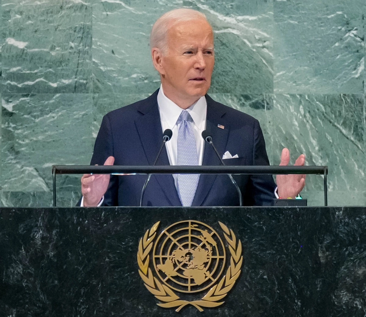 Biden hails Israel-Arab ‘normalisation’: اقوام متحدہ سے امریکی صدر جوبائیڈن کا اعلان، مسئلہ فلسطین کے حل کیلئے کوششیں رہیں گی جاری