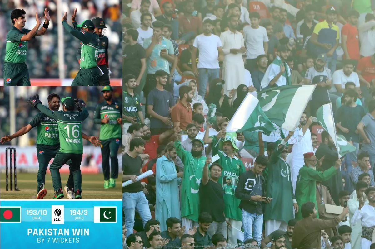 Pakistan won by 7 wkts: پاکستان نے بنگلہ دیش کو یکطرفہ مقابلے میں 7 وکٹوں سے ہرایا