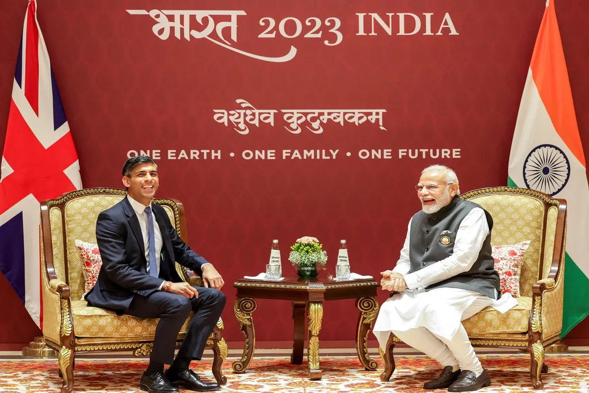 G-20 Summit 2023: وزیراعظم مودی اور رشی سنک کے درمیان دوطرفہ میٹنگ، کئی موضوعات پر ہوا تبادلہ خیال