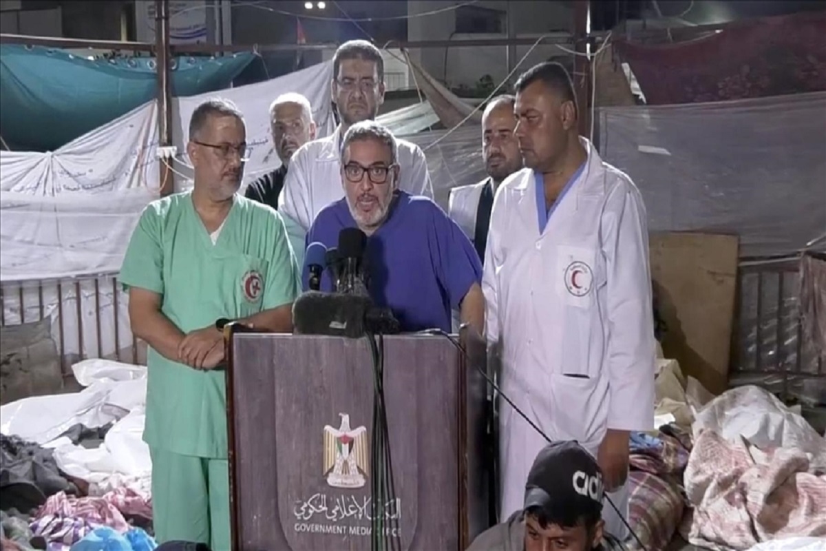 Israel-Hamas War: غزہ ہسپتال میں 500 سے زائد لاشوں کے بیچ سےکی گئی تاریخ کی پہلی پریس کانفرنس