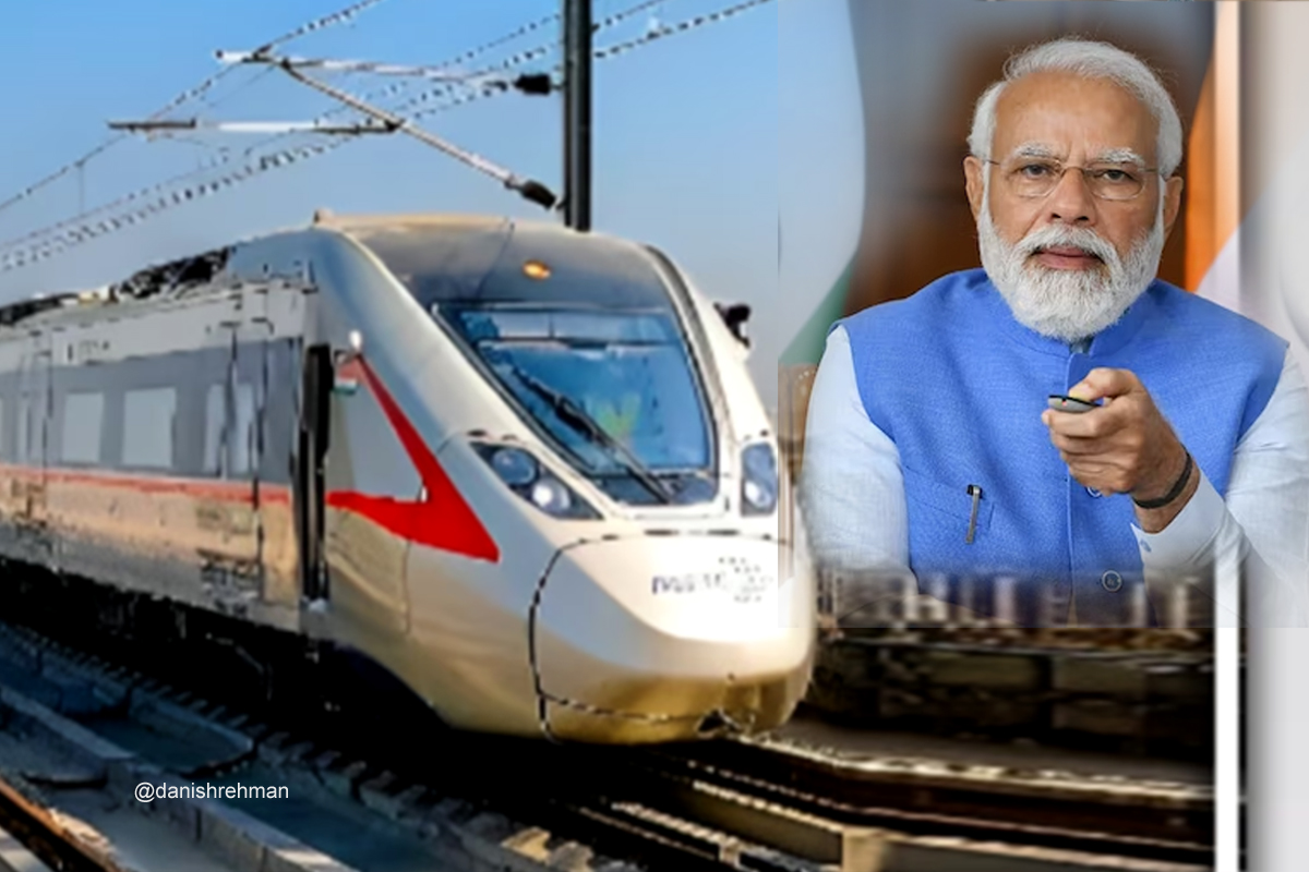 Namo Bharat Train: ملک کی پہلی ریپڈ ٹرین ‘نمو بھارت’ کا سفر شروع، پی ایم مودی دکھائی ہری جھنڈی