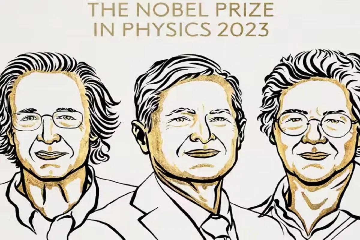 The Nobel Prize in Physics 2023: فزکس کے نوبل انعام کا کیا گیا اعلان، پیئر اگوسٹینی، فیرنک کراؤز اور این ایل ہولیئر کو دیا گیا ایوارڈ