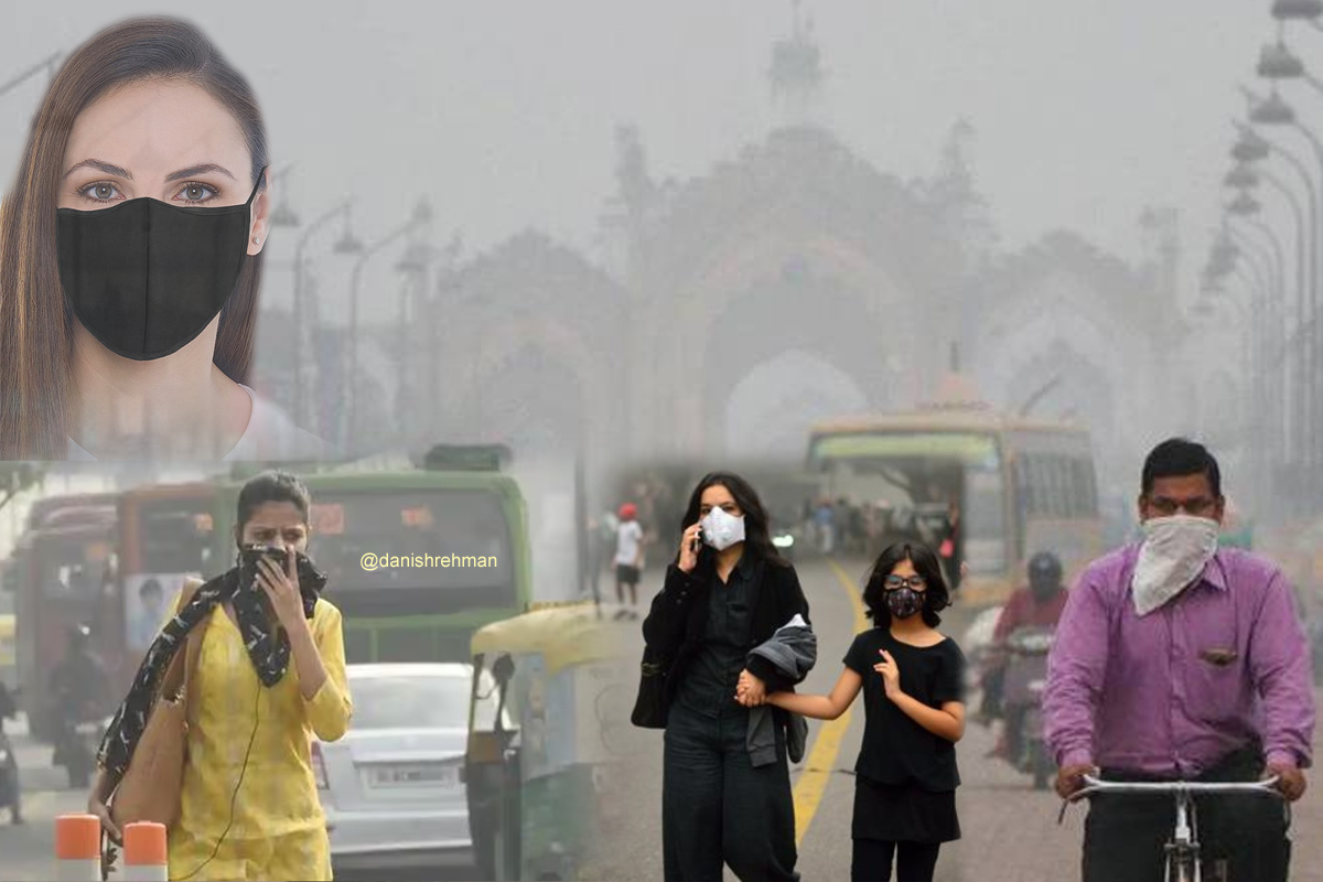 Delhi Pollution: دہلی کی ہوا ہوئی زہریلی ، اے کیو آئی 300 کے پار، ، گھر سے ماسک پہن کر نکلیں،نہیں تو آپ آ خود ہوں گے اس کے ذمہ دار