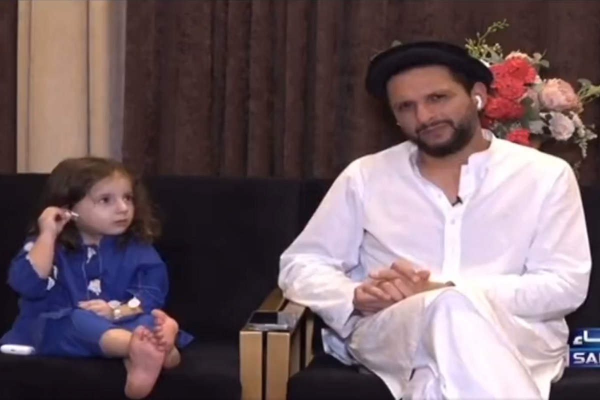 Shahid Afridi: ‘پاپا شاہین ٹیم میں کیوں ہیں؟’ بیٹی کے مزاحیہ سوال پر شاہد آفریدی کا دلچسپ جواب