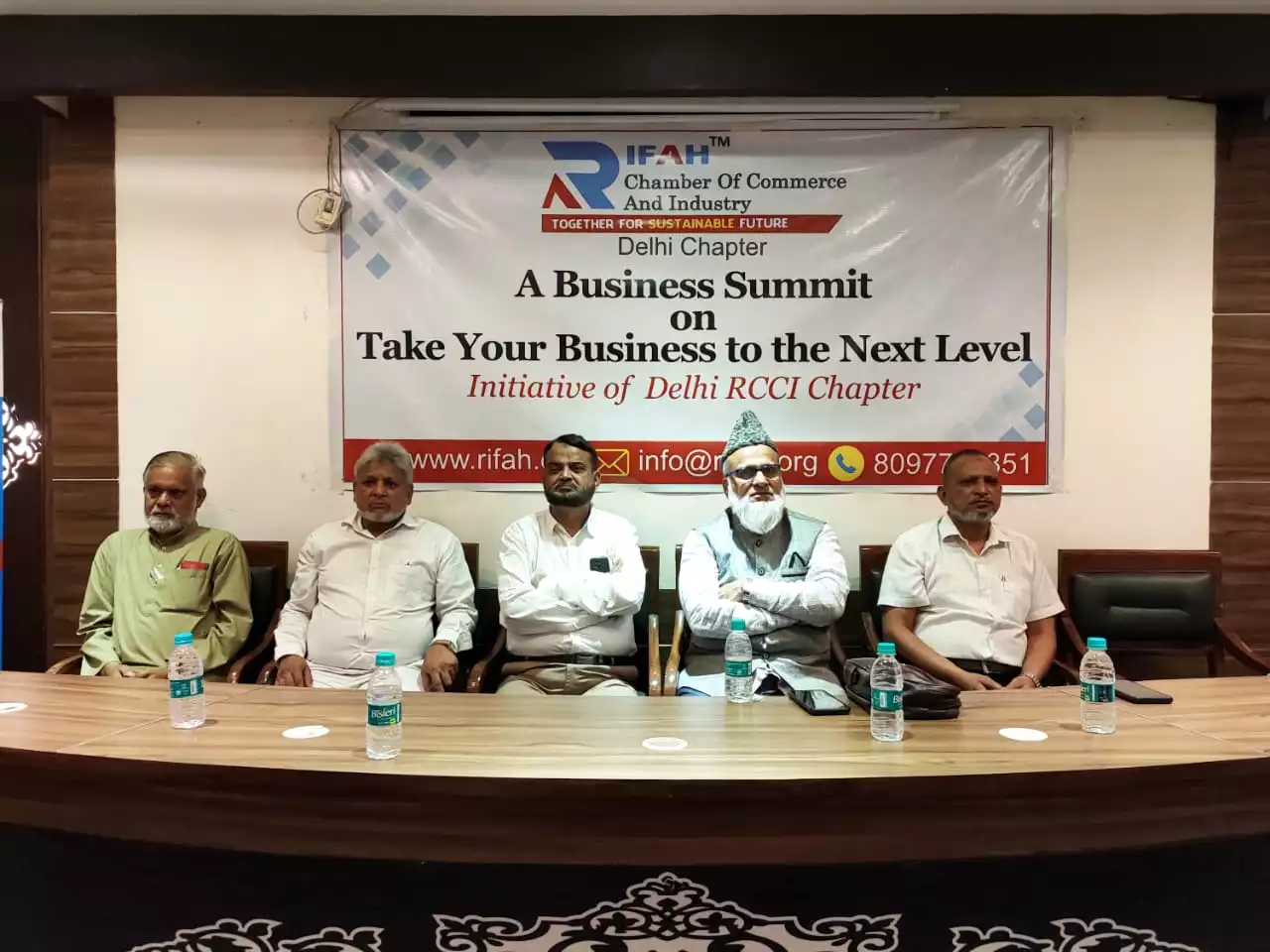 RIFAH Business Summit: بزنس سمٹ: رفا چیمبر دہلی،دہلی میں تجارت کے فروغ اور صنعت کاروں کے تعاون کیلئے پر عزم