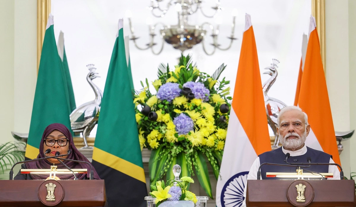 PM Modi bilateral meeting with the Tanzanian President:ہندوستان اور تنزانیہ باہمی تجارت اور سرمایہ کاری کے لئے ایک دوسرے کے اہم شراکت دار ہیں:پی ایم مودی