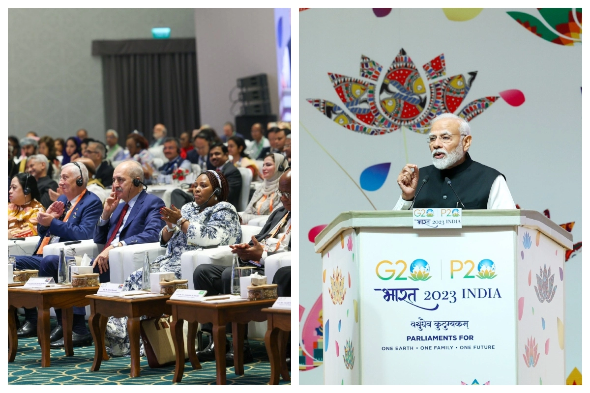 PM Modi P20 Summit Speech:جی20 کی میزبانی کرنا ہندوستان کے لئے باعث فخر،پی 20 اجلاس کے موقع پر وزیر اعظم کا  خطاب