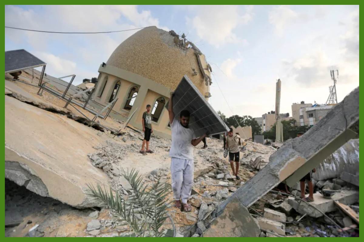 Israel-Gaza Conflict: اسرائیل نے غزہ میں مسجدوں اور عمارتوں کو کیا تباہ، اب تک 313 فلسطینی ہو چکے ہیں ہلاک