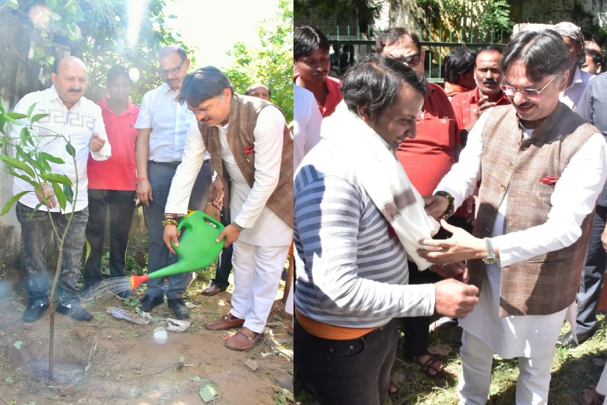 Lucknow: بی جے پی ایم ایل اے ڈاکٹر راجیشور سنگھ نے ‘سوچھتا ہی سیوا’ مہم میں لیا حصہ، کہا – صفائی میں ہی رہتے ہیں ایشور