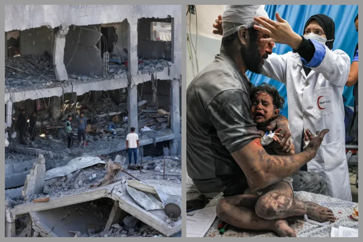Israel-Hamas War: غزہ کے ڈاکٹروں کا دعویٰ، اقوام متحدہ کے اسکول پر اسرائیلی حملہ، 30 ہلاک، 93 زخمی