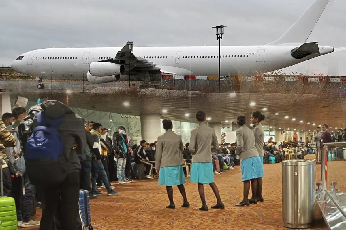 Plane with 276 passengers reaches Mumbai: چار روز قبل فرانس میں ‘انسانی اسمگلنگ’ کے شبہ میں روکا گیا طیارہ آج صبح ممبئی میں اترا،  لیکن صرف 276 مسافر  ہی کیوں آئے واپس؟