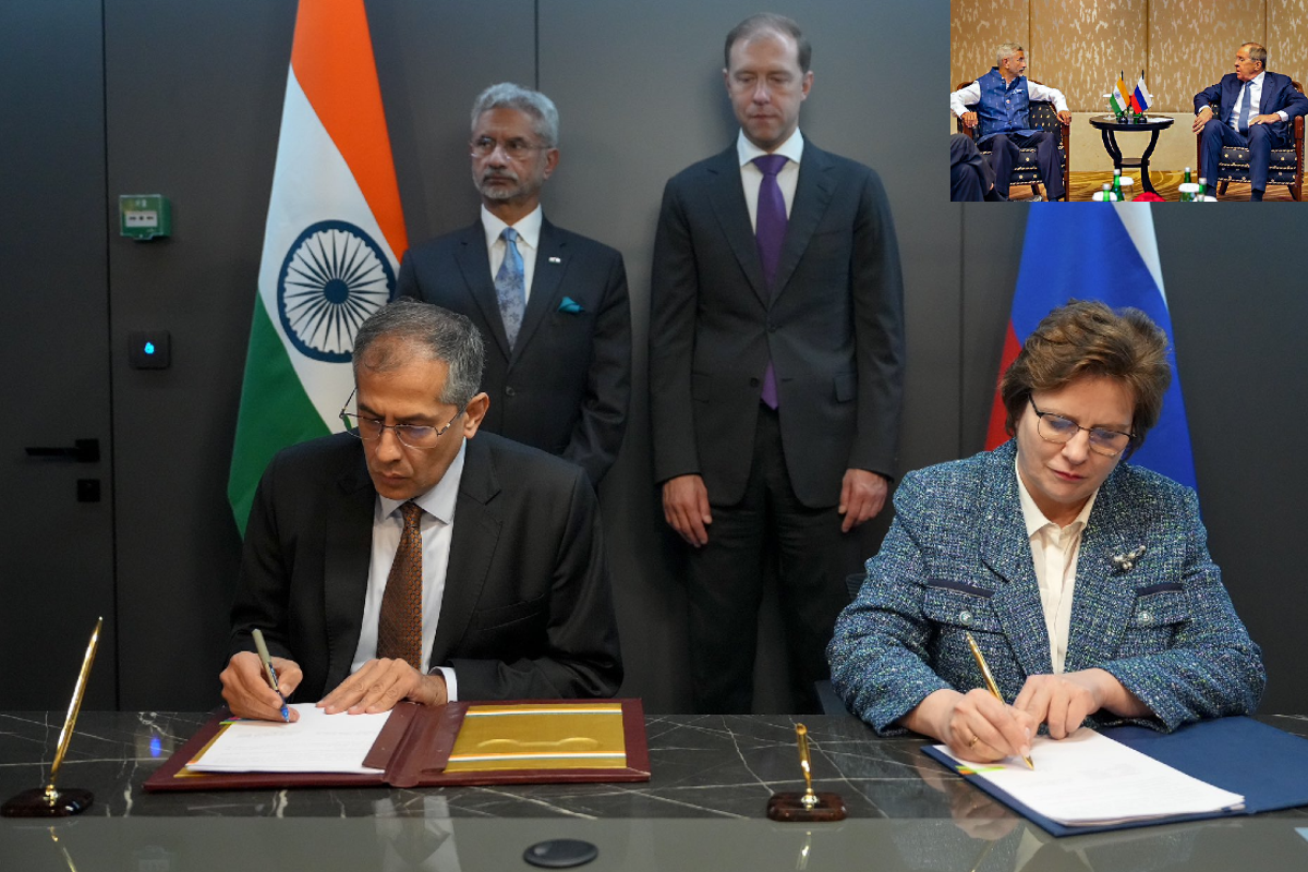 India, Russia hold bilateral talks in Moscow: ہندوستان اور روس کے مابین آئندہ چار سالوں کیلئے سفارتی مشاورتی دستاویزات پر دستخط