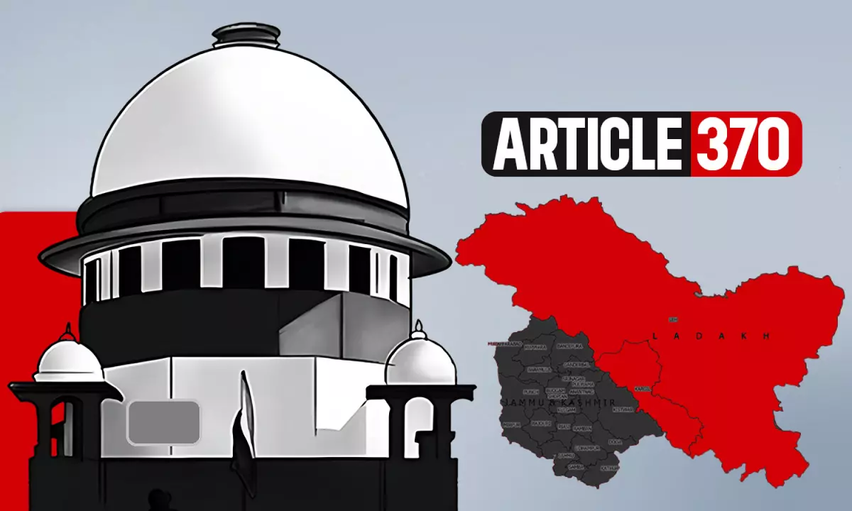 SC to deliver verdict in Article370 case on December 11: آرٹیکل 370 پر سپریم کورٹ  نے فیصلے کی تاریخ کردی طے،11 دسمبر کو آئے گا بڑا فیصلہ