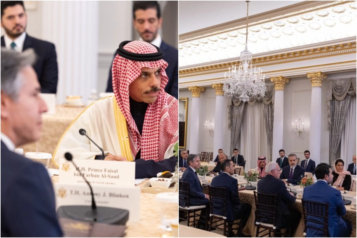 Arab-Islamic Ministerial Committee objects to US veto during Blinken meeting: عرب اسلامی وزارتی کمیٹی نے بلنکن میٹنگ کے دوران امریکی ویٹو پر اعتراض کیا