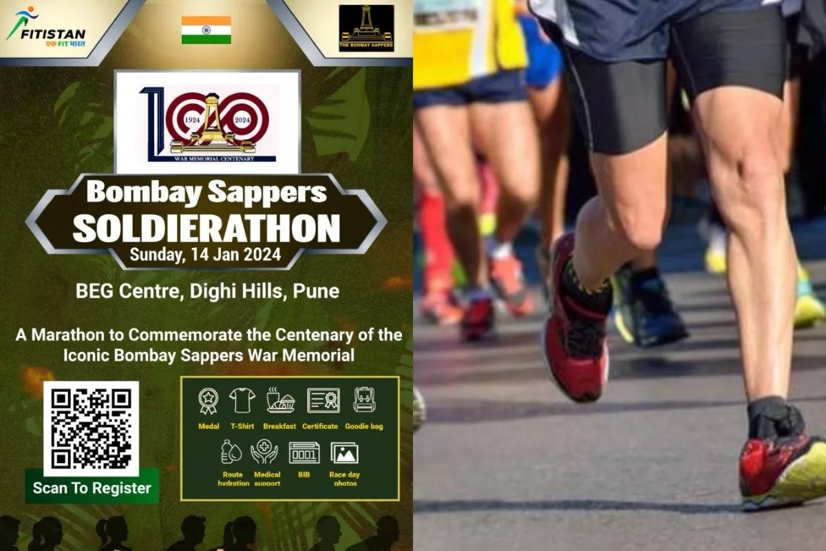 Bombay Sappers Soldierathon Marathon: بمبئی سیپرس وار میموریل کی صد سالہ تقریب، ‘فٹستان-ایک فٹ بھارت’ کے زیر اہتمام میراتھن کا انعقاد