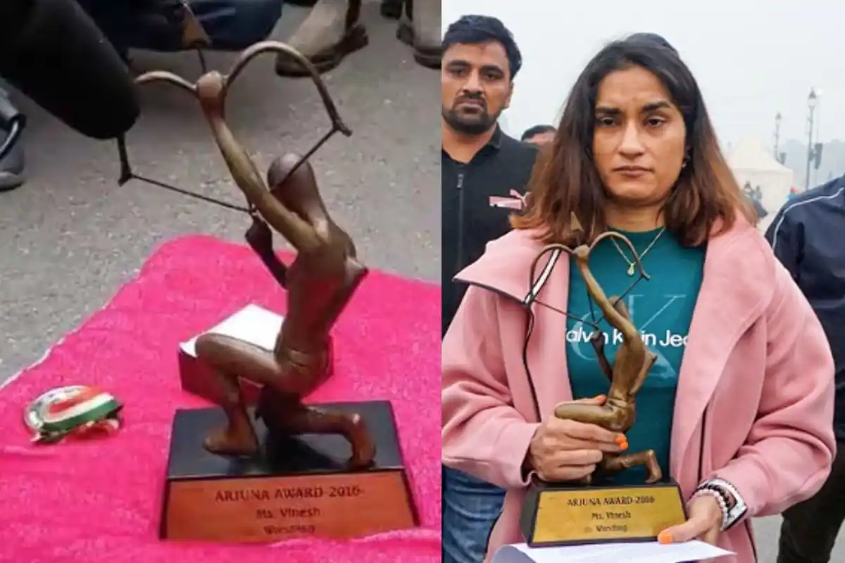 Vinesh Phogat leaves Awards on Kartavya Path: بجرنگ پونیا کے بعد اب ونیش پھوگاٹ نے بھی واپس کیا تمغہ، کرتویہ پتھ پر ہی ایوارڈز کیوں چھوڑ آئیں پھوگاٹ؟ جانئے بڑی وجہ