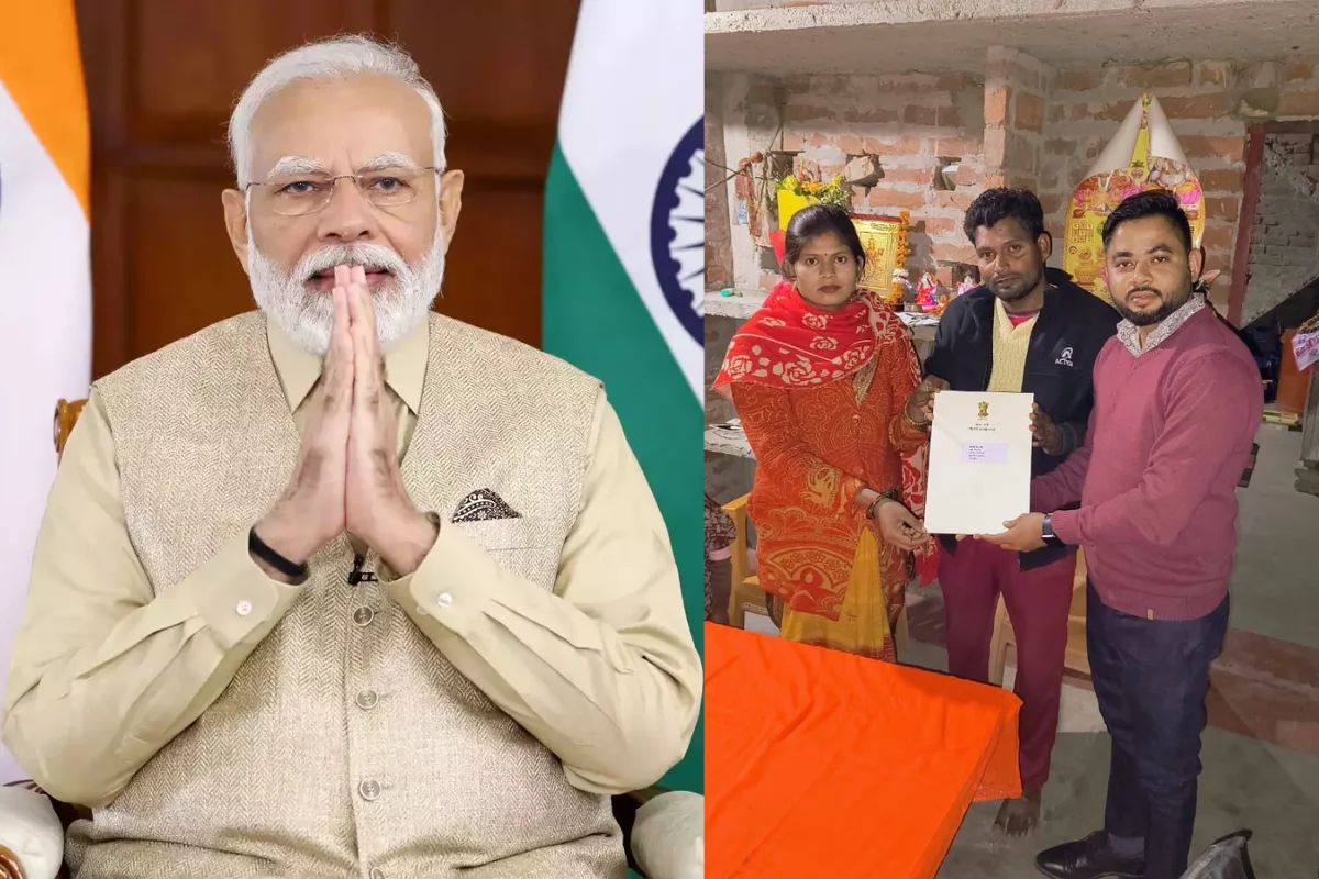 PM Modi wrote a letter to Ujjwala beneficiary Meera Manjhi : پی ایم مودی نے ایودھیا کی میرا مانجھی کو لکھا خط،ا ہل خانہ کیلئے بھیجا تحفہ