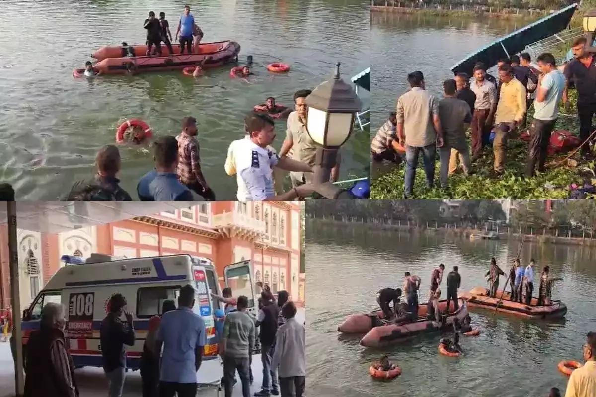 Gujarat Boat Capsized:گجرات کے وڈودرہ میں طلباء سے بھری کشتی الٹ گئی،  طلبا سمیت سولہ افراد کی موت،وزیر اعلی نے کیا معاوضہ کا اعلان